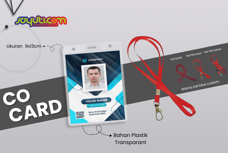 plastik Co card + AC260 + Tali sedang